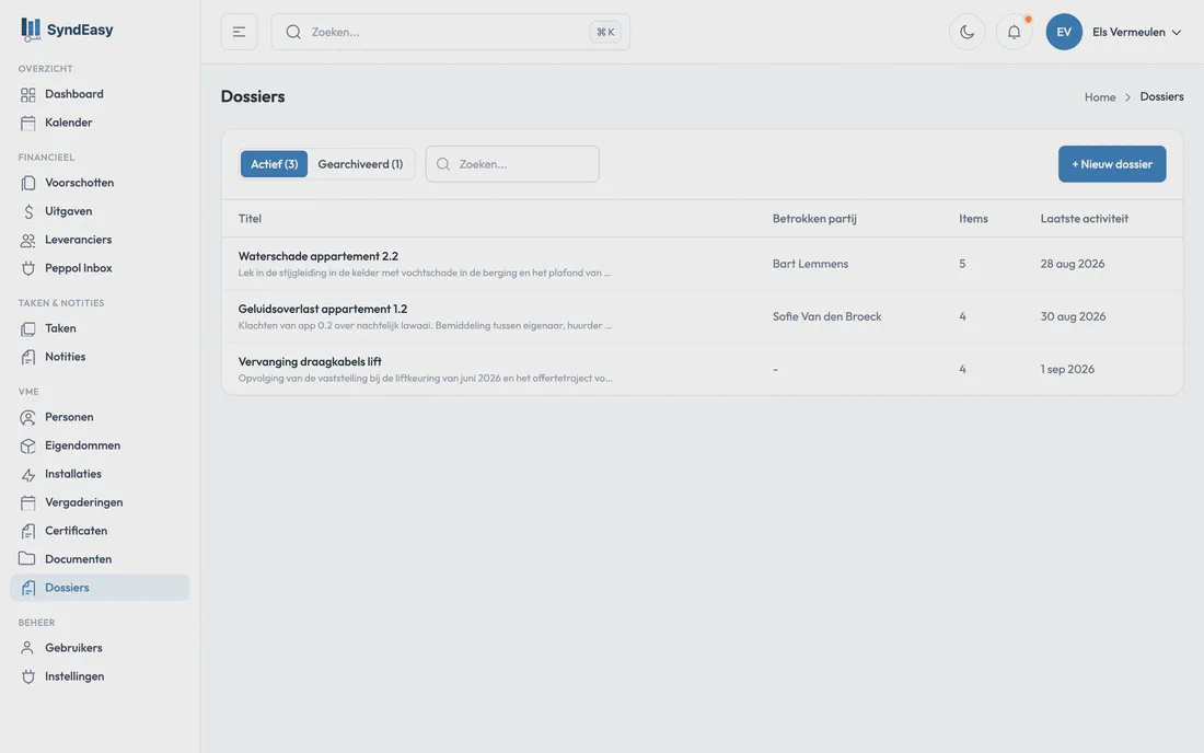 Elk document en elke discussie op zijn plaats